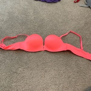 Neon pink Victoria secret bombshell bra